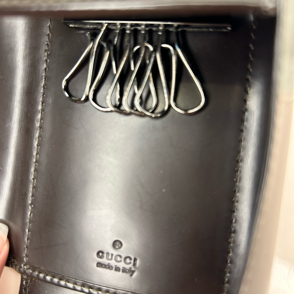 Gucci Dark Brown Leather Card Holder - Picture 3 of 6